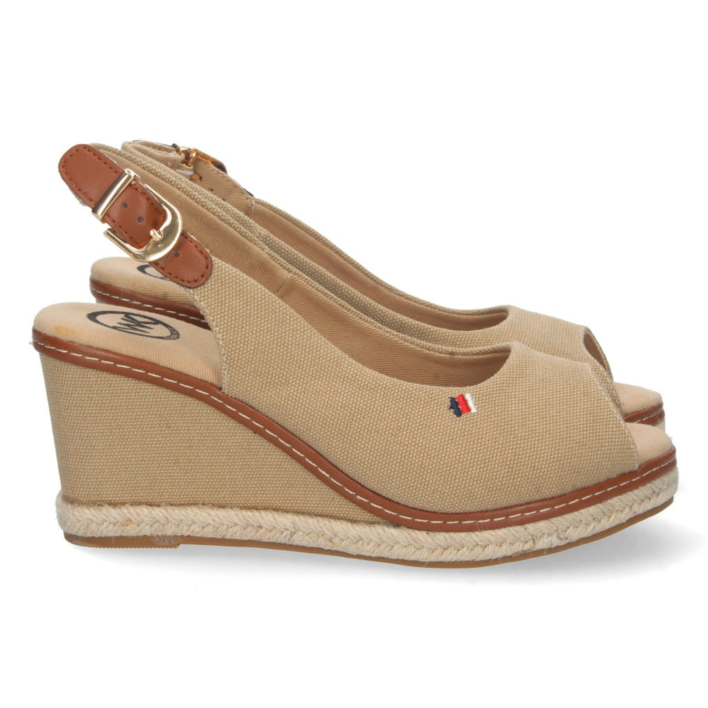 Sandalias Beige Mujer Elegantes Verano