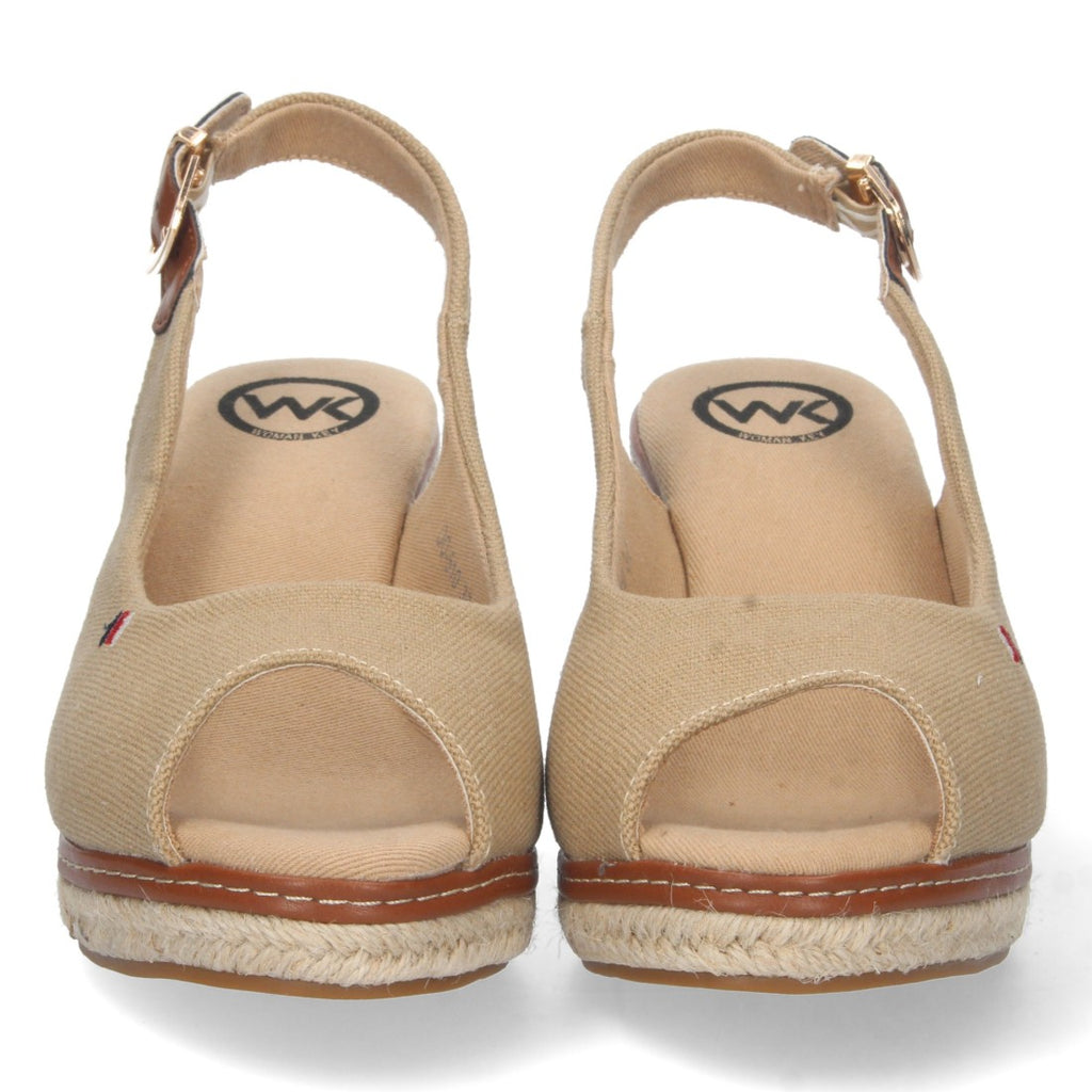 Sandalias Beige Mujer Elegantes Verano