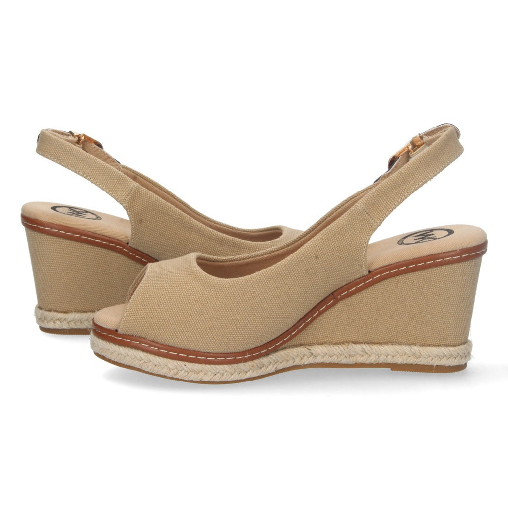 Sandalias Beige Mujer Elegantes Verano