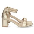Sandalias Doradas Mujer Elegantes Fiesta