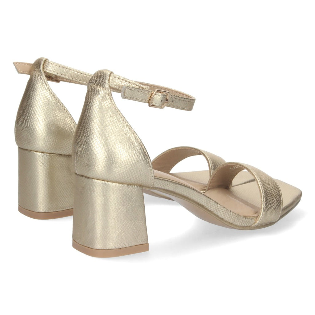 Sandalias Doradas Mujer Elegantes Fiesta