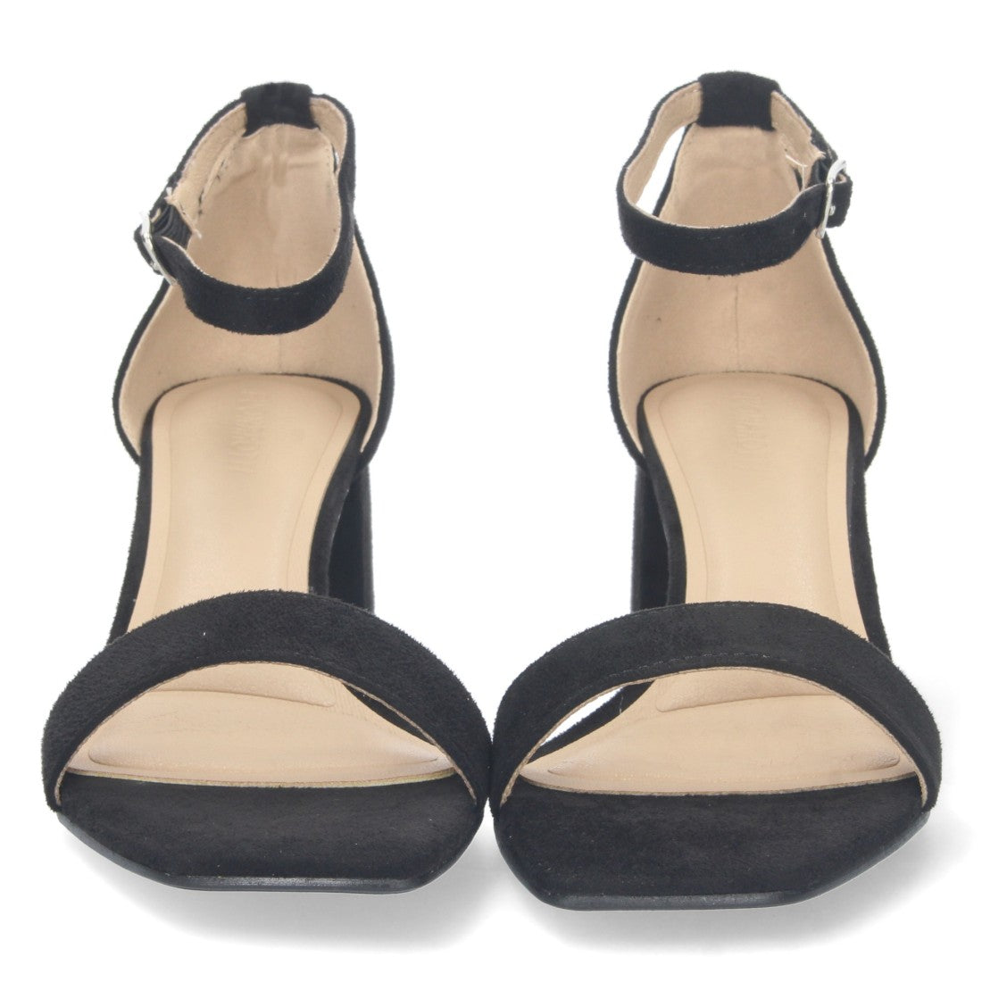Sandalias Negras Mujer Elegantes Tacón Fiesta
