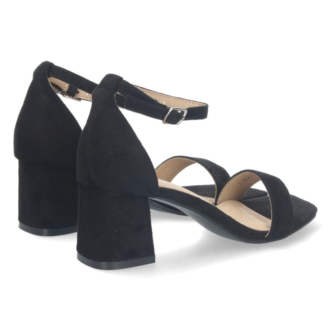 Sandalias Negras Mujer Elegantes Tacón Fiesta