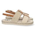 Sandalias Beige Mujer Elegantes Verano