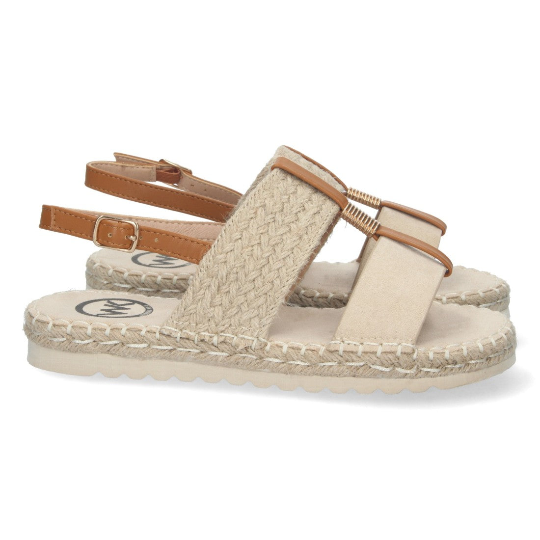 Sandalias Beige Mujer Elegantes Verano