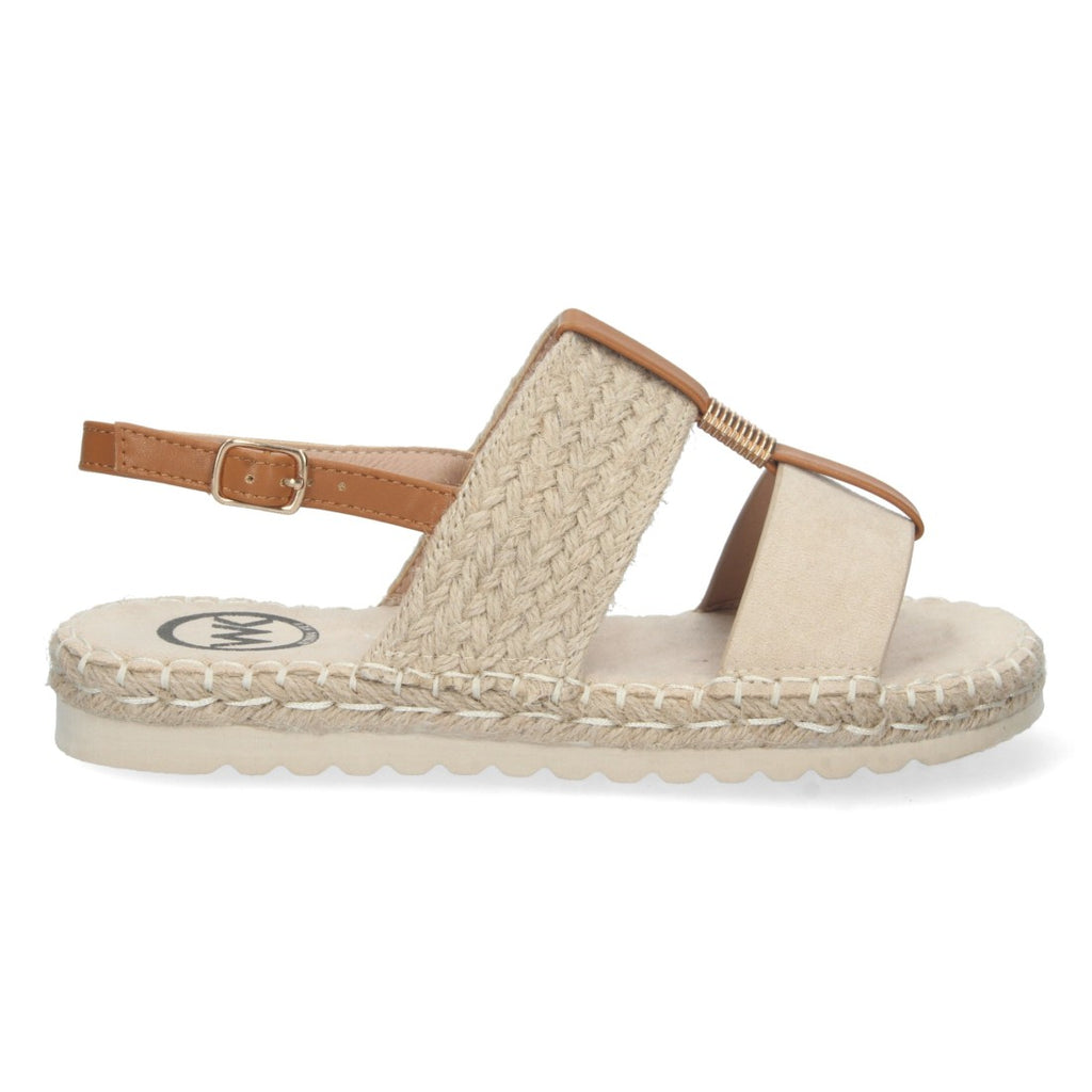 Sandalias Beige Mujer Elegantes Verano