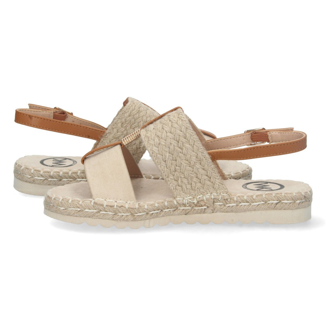Sandalias Beige Mujer Elegantes Verano