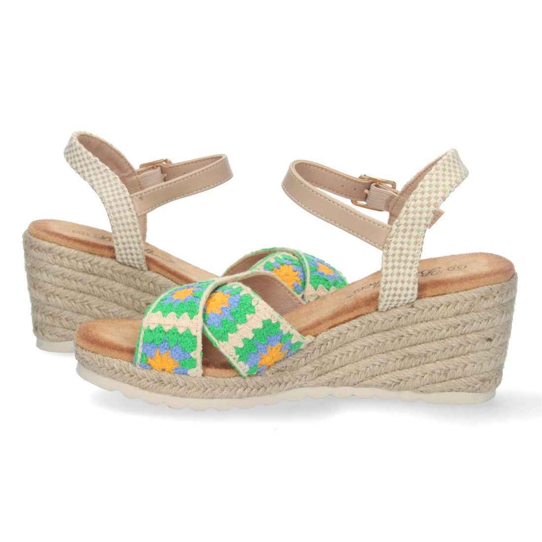 Sandalias Verdes Mujer Verano Elegantes