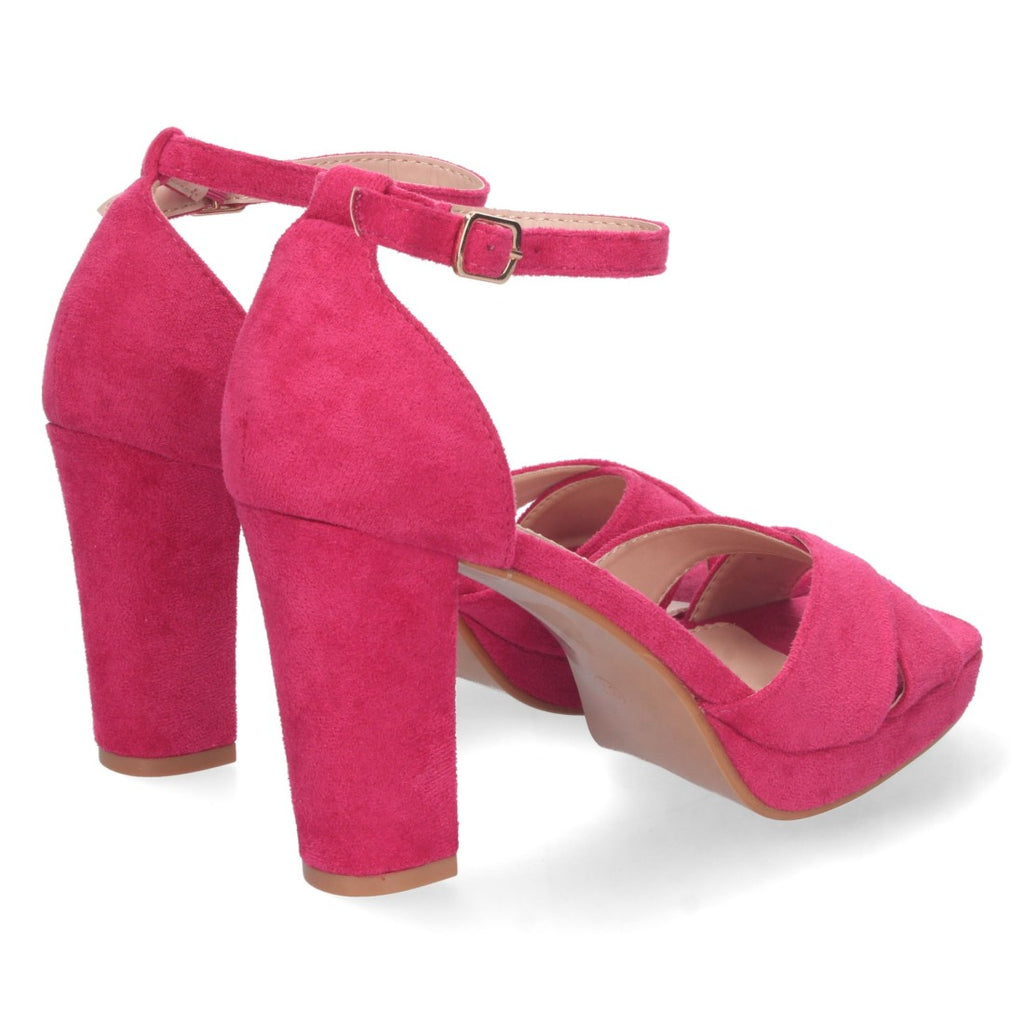 Sandalias Fucsia Mujer Elegantes Verano