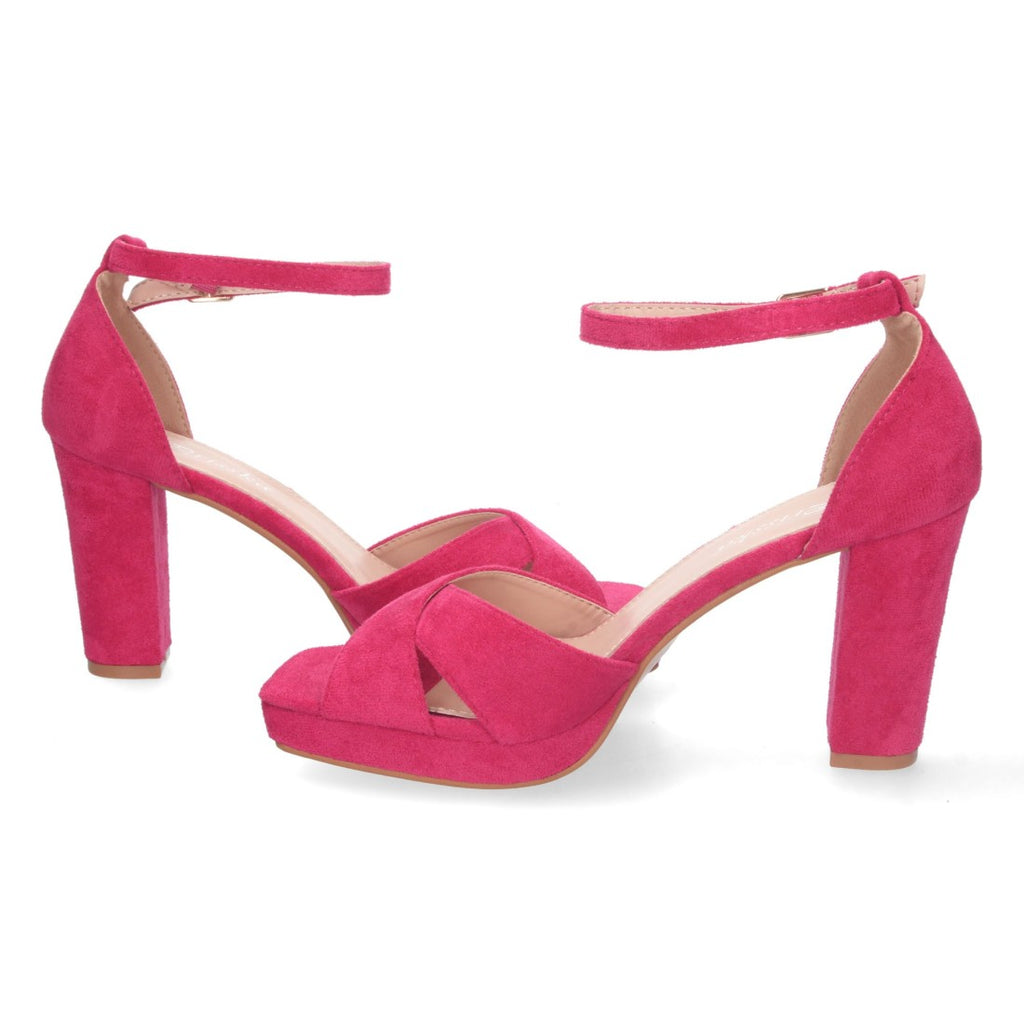 Sandalias Fucsia Mujer Elegantes Verano