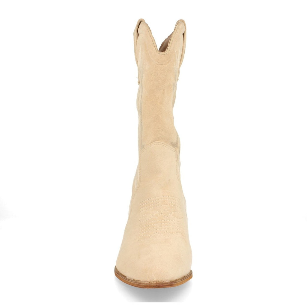 Elegante beige Stiefel Herbst-Winter