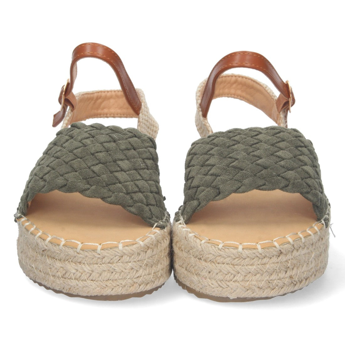 Sandalias Verdes Mujer Elegantes Verano