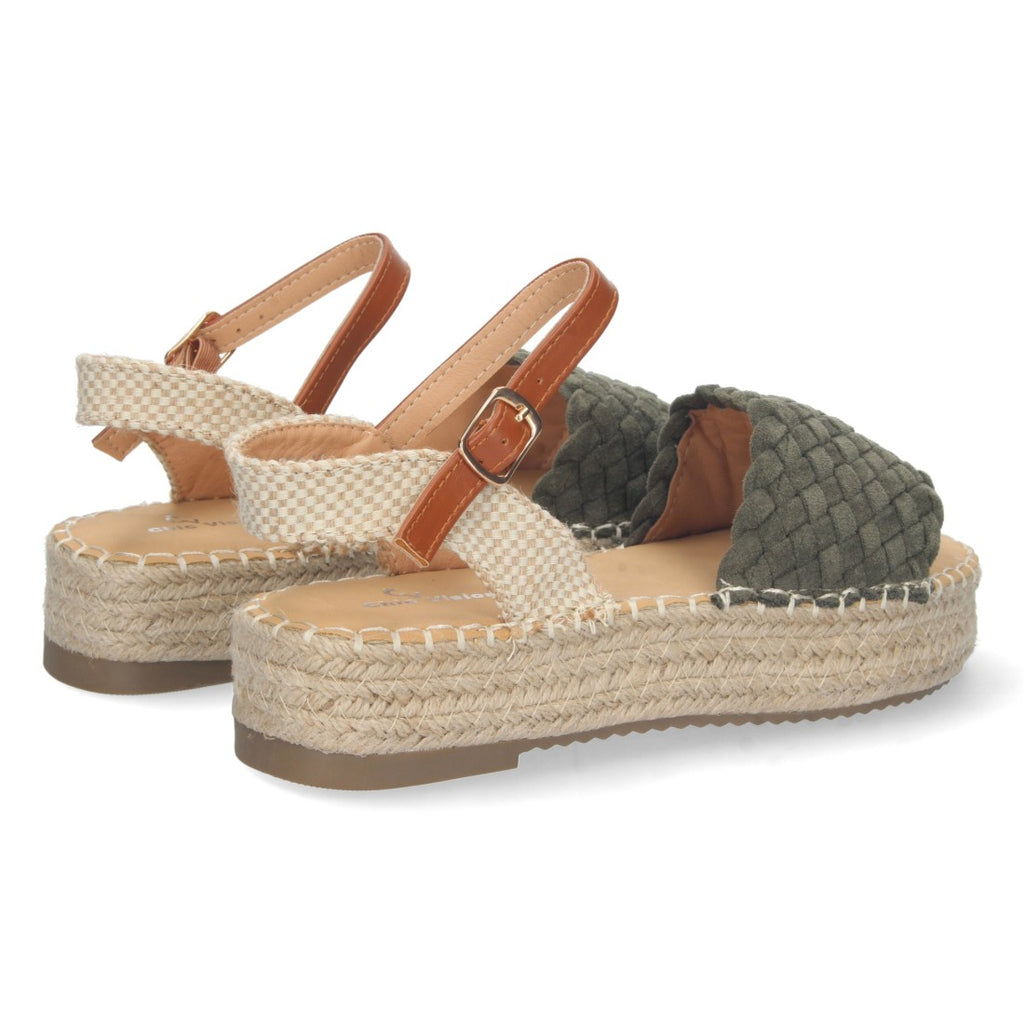 Sandalias Verdes Mujer Elegantes Verano