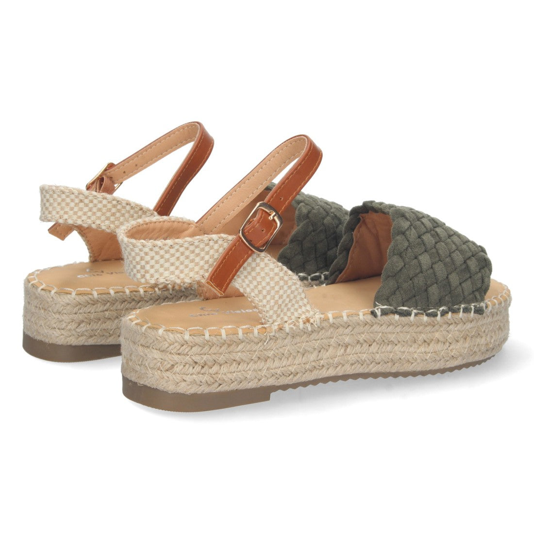 Sandalias Verdes Mujer Elegantes Verano