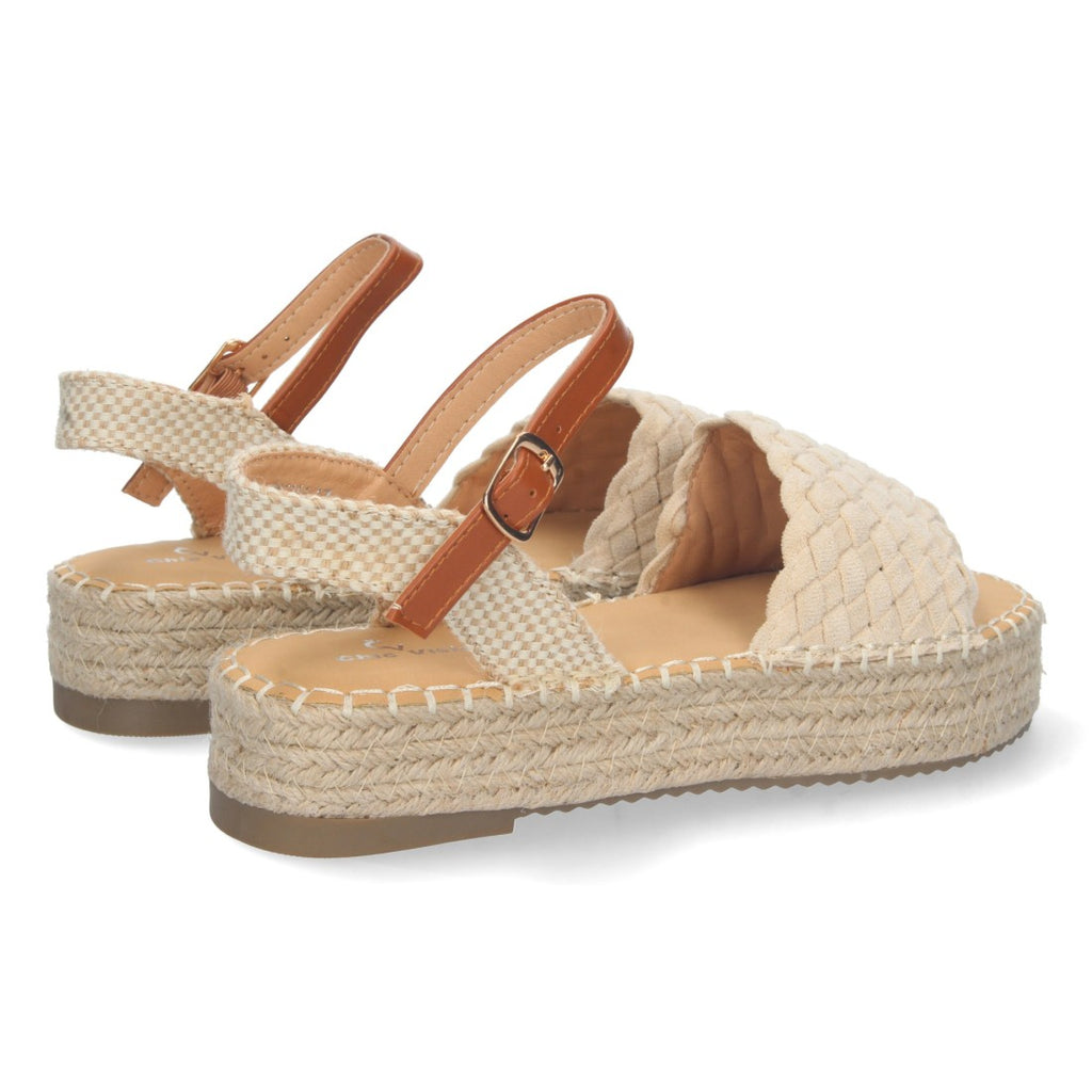 Sandalias Beige Mujer Elegantes Verano