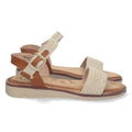 Sandalias Beige Mujer Elegantes Verano