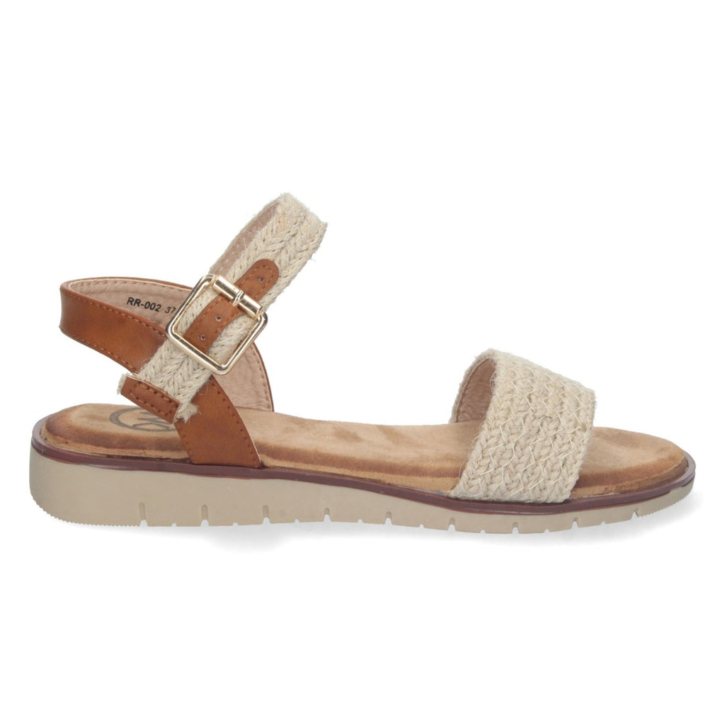 Sandalias Beige Mujer Elegantes Verano