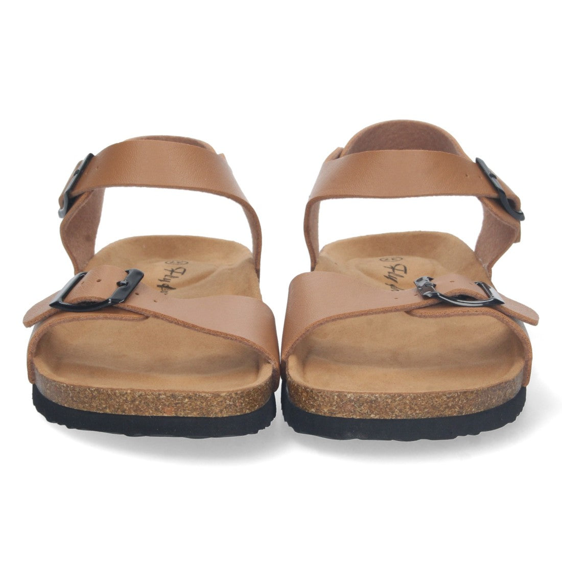 Sandalias Taupe Mujer Elegantes Verano Tiras Cruzadas Cómodas
