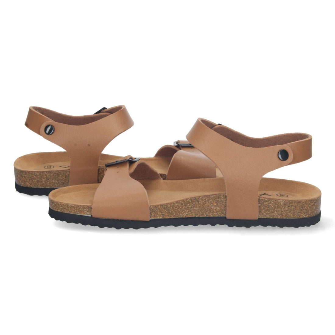 Sandalias Taupe Mujer Elegantes Verano Tiras Cruzadas Cómodas