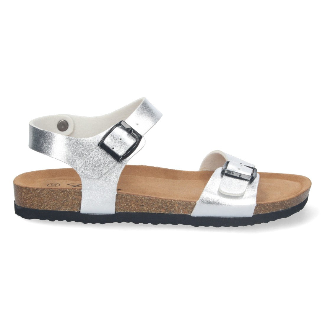 Sandalias Plateadas Mujer Elegantes Verano