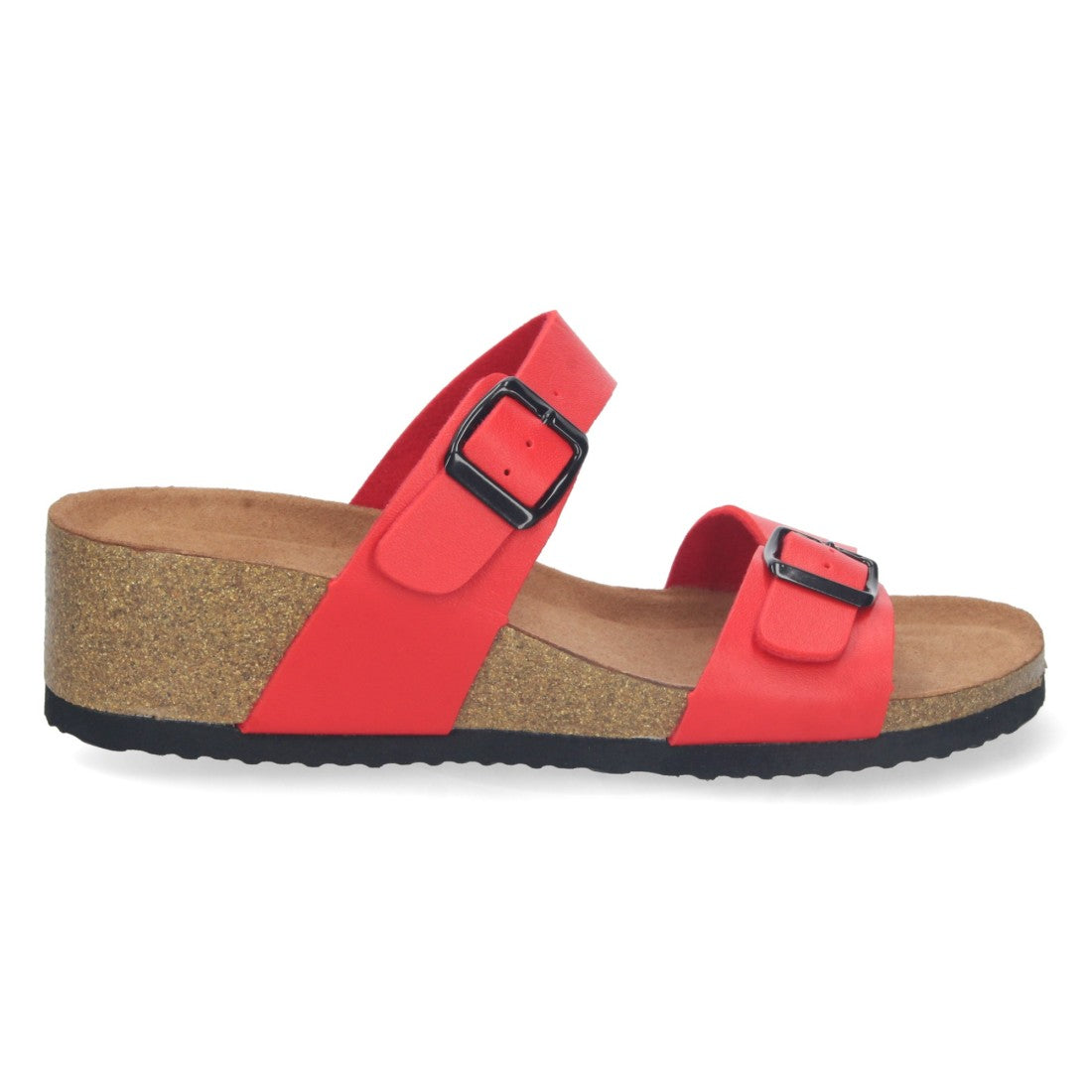 Sandalias Rojas Mujer Elegantes Verano Tiras Cruzadas Cómodas