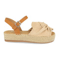 Sandalias Beige Mujer Planas Cómodas