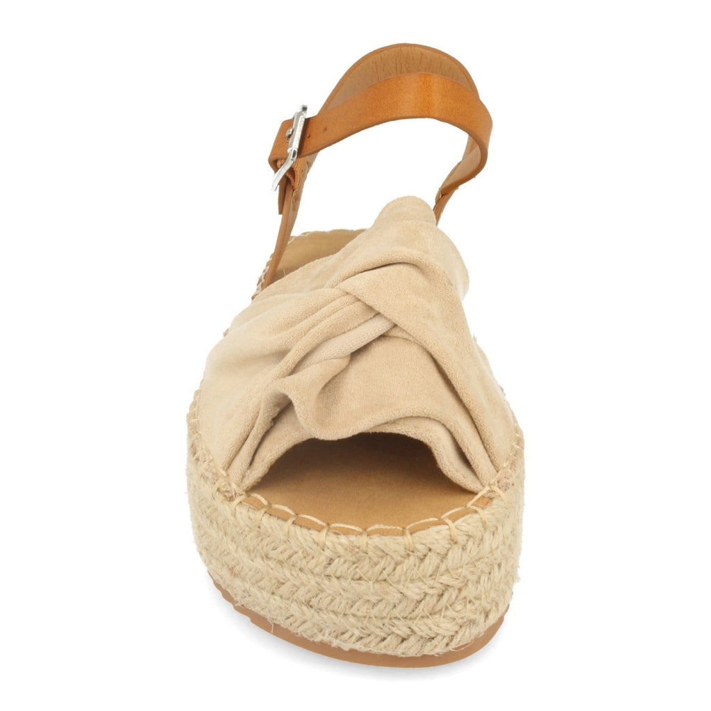 Sandalias Beige Mujer Planas Cómodas