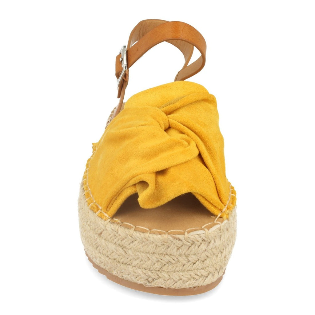Sandalias Amarillas Mujer Planas Alegres