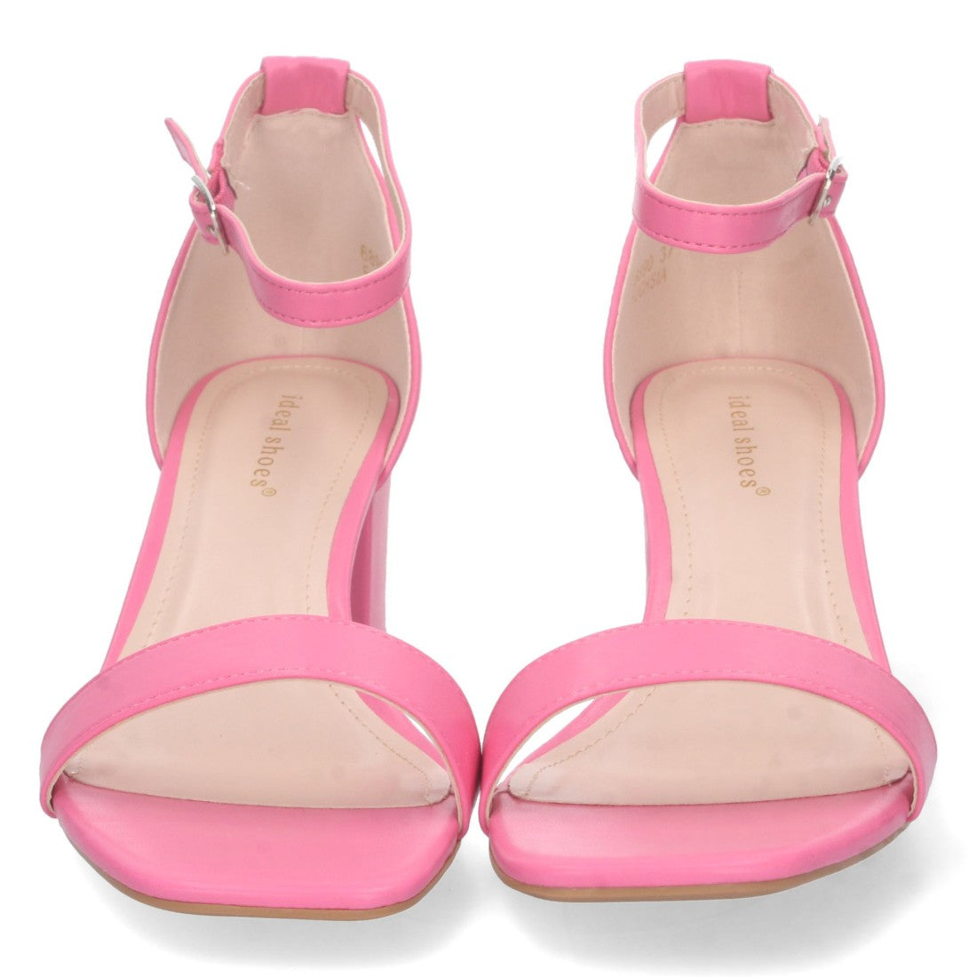 Fuchsiafarbene Sandalen mit Absatz, glitzernd, elegant, für Party, Hochzeit