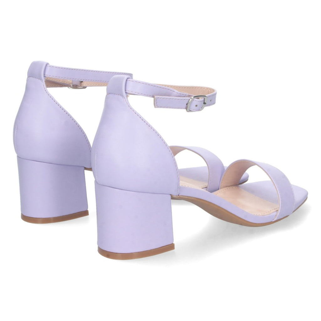 Lila Sandalen Absatz Glitzer Elegant Party Hochzeit
