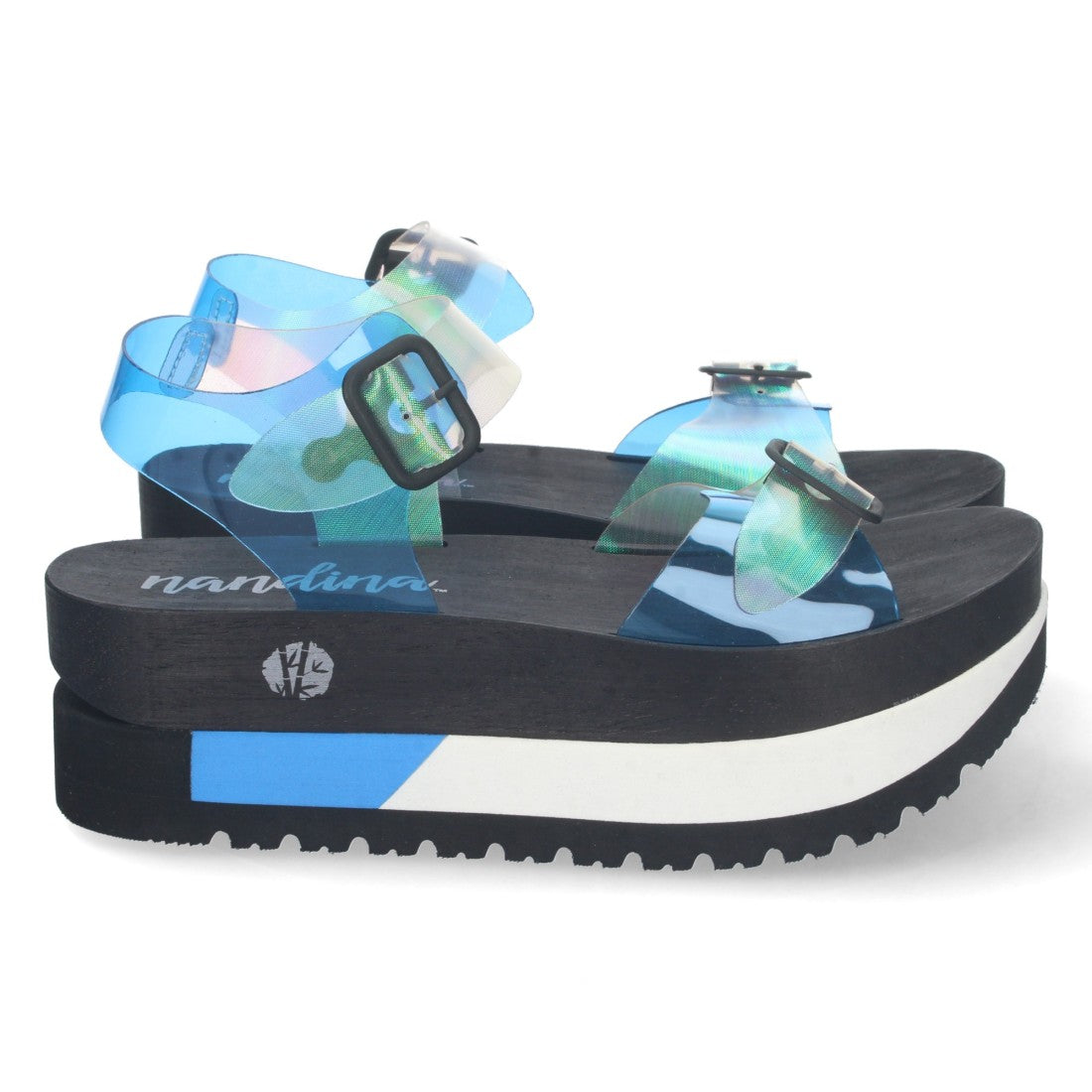 Sandalias Azules Mujer Elegantes Verano