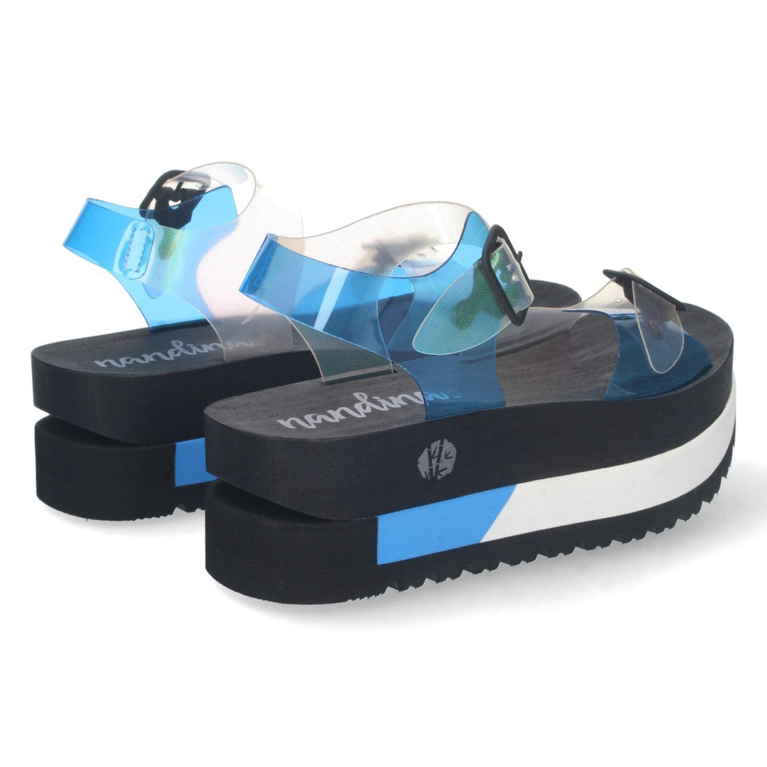Sandalias Azules Mujer Elegantes Verano
