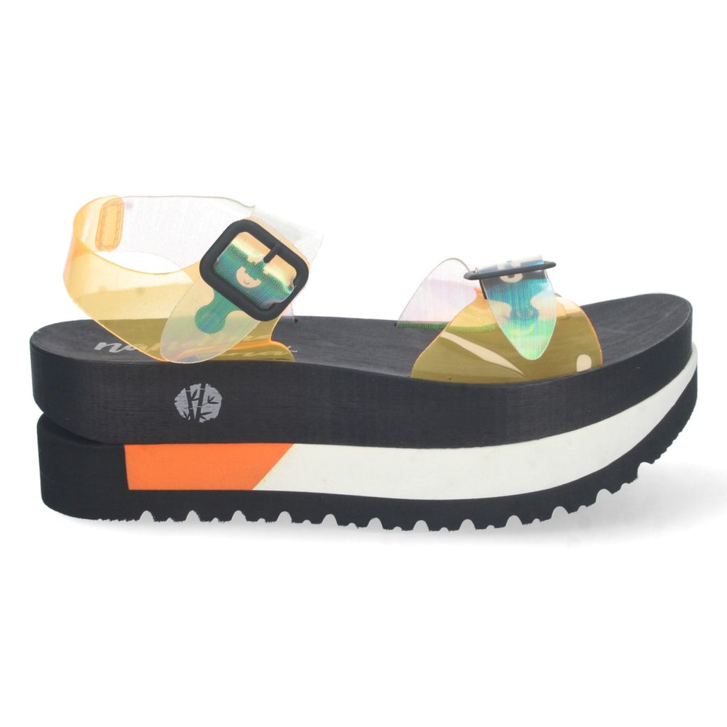 Sandalias Naranja Mujer Elegantes Verano