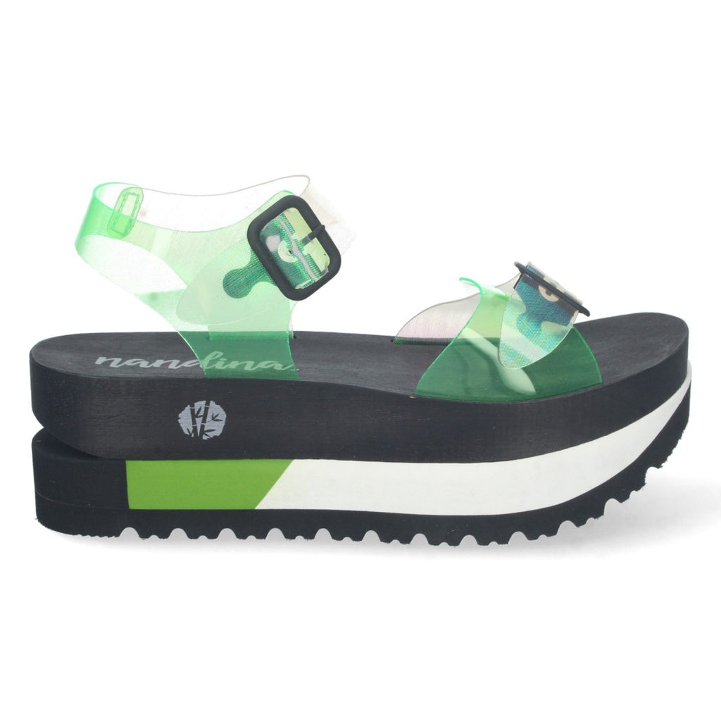 Sandalias Verdes Mujer Elegantes Verano