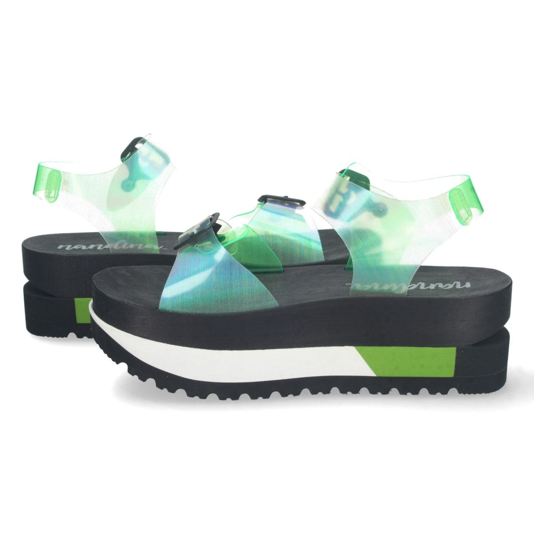Sandalias Verdes Mujer Elegantes Verano