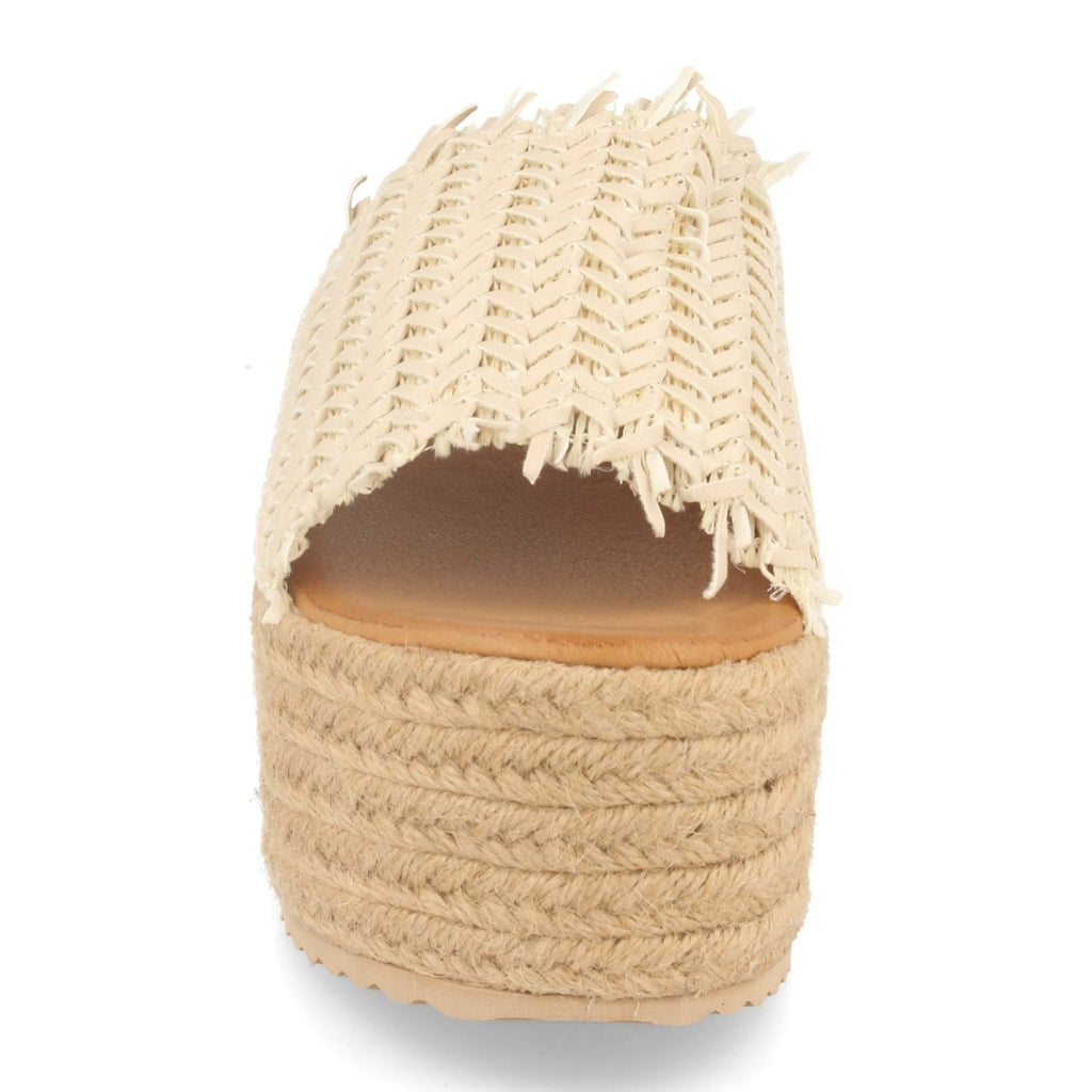 Sandalias Beige Mujer Elegantes Verano