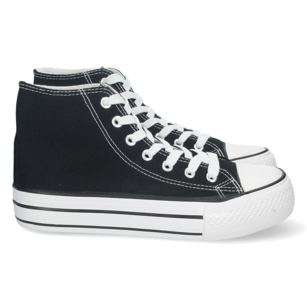 Zapatillas Deportivas Negras Mujer - Elegancia Activa Urbana