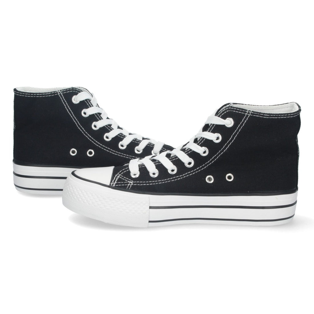 Zapatillas Deportivas Negras Mujer - Elegancia Activa Urbana