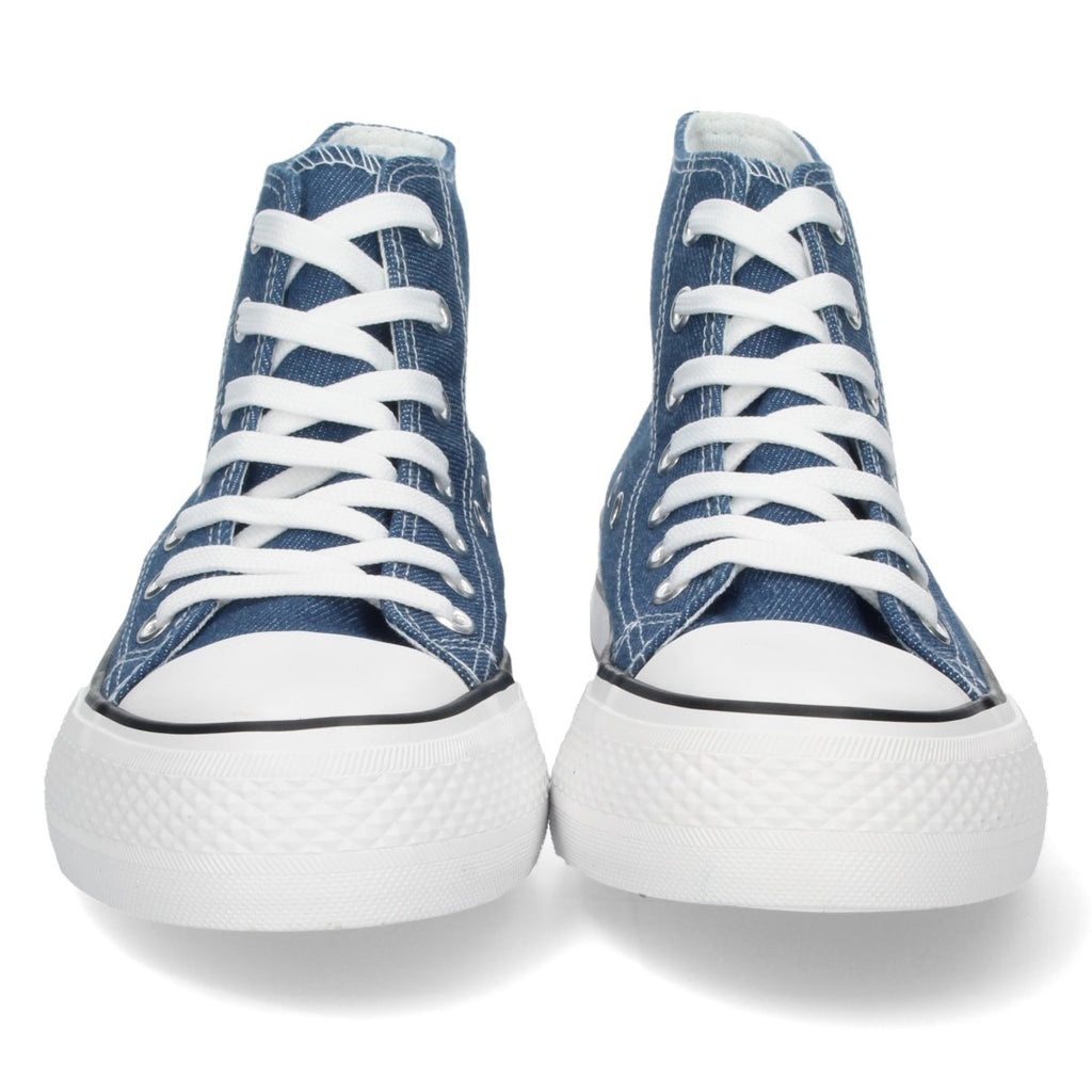 Zapatillas Deportivas Azul Denim Mujer - Estilo Casual Urbano