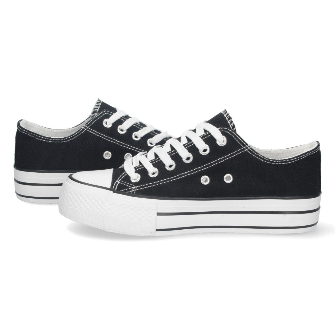 Zapatillas Negras Deportivas - Poder Dinámico