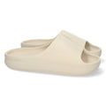 Sandalias Planas Beige Mujer
