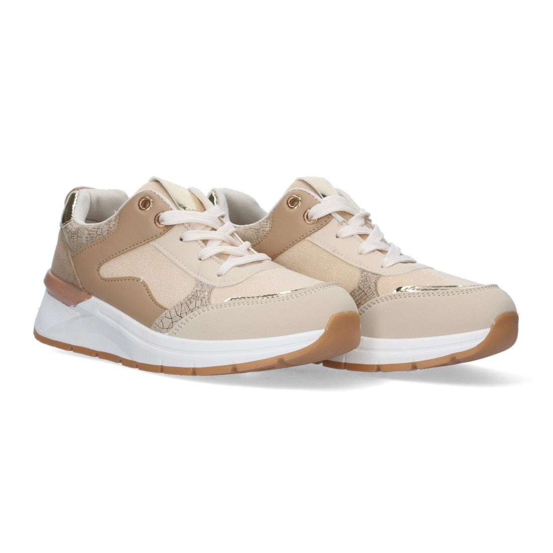 Zapatillas Beige Casual - Neutralidad Elegante