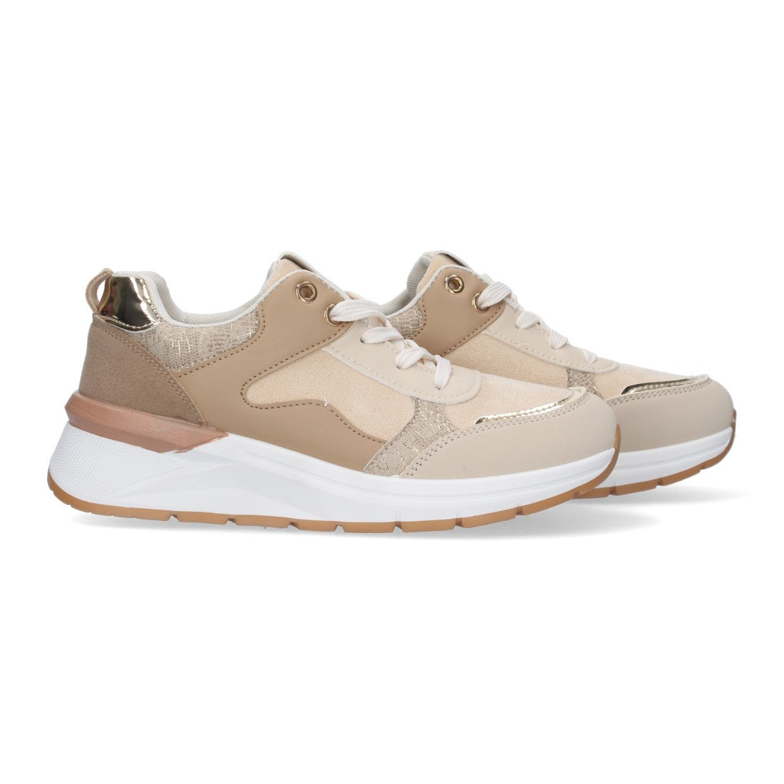 Zapatillas Beige Casual - Neutralidad Elegante
