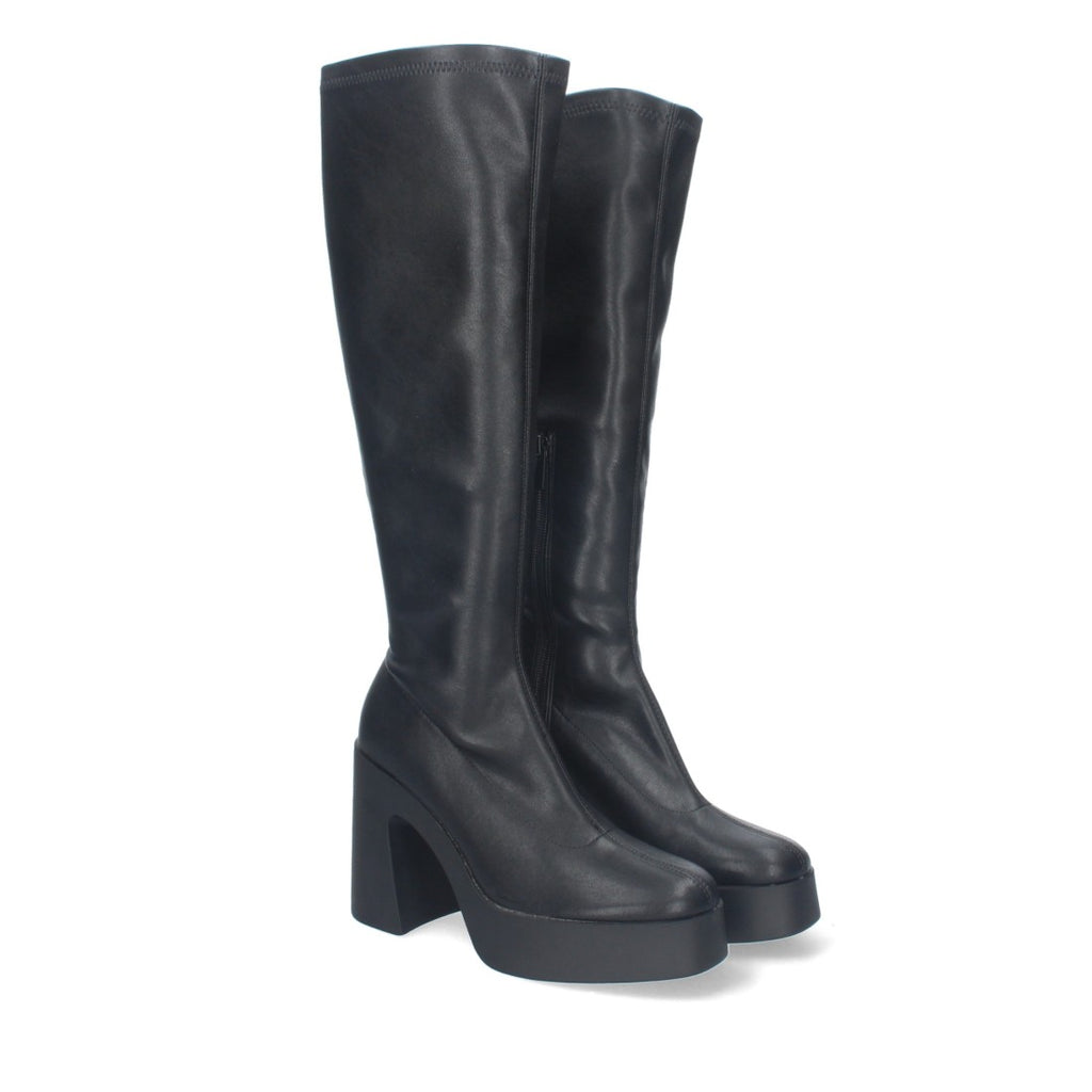 Botas Negras Cómodas con Cremallera