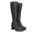 Botas Negras Cómodas con Cremallera