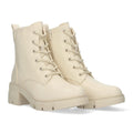 Botas Altas con Cordones Elegantes - Beige