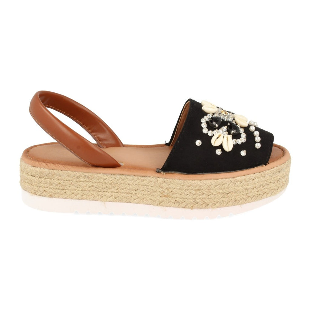 Sandalias Negras Mujer Verano Elegantes