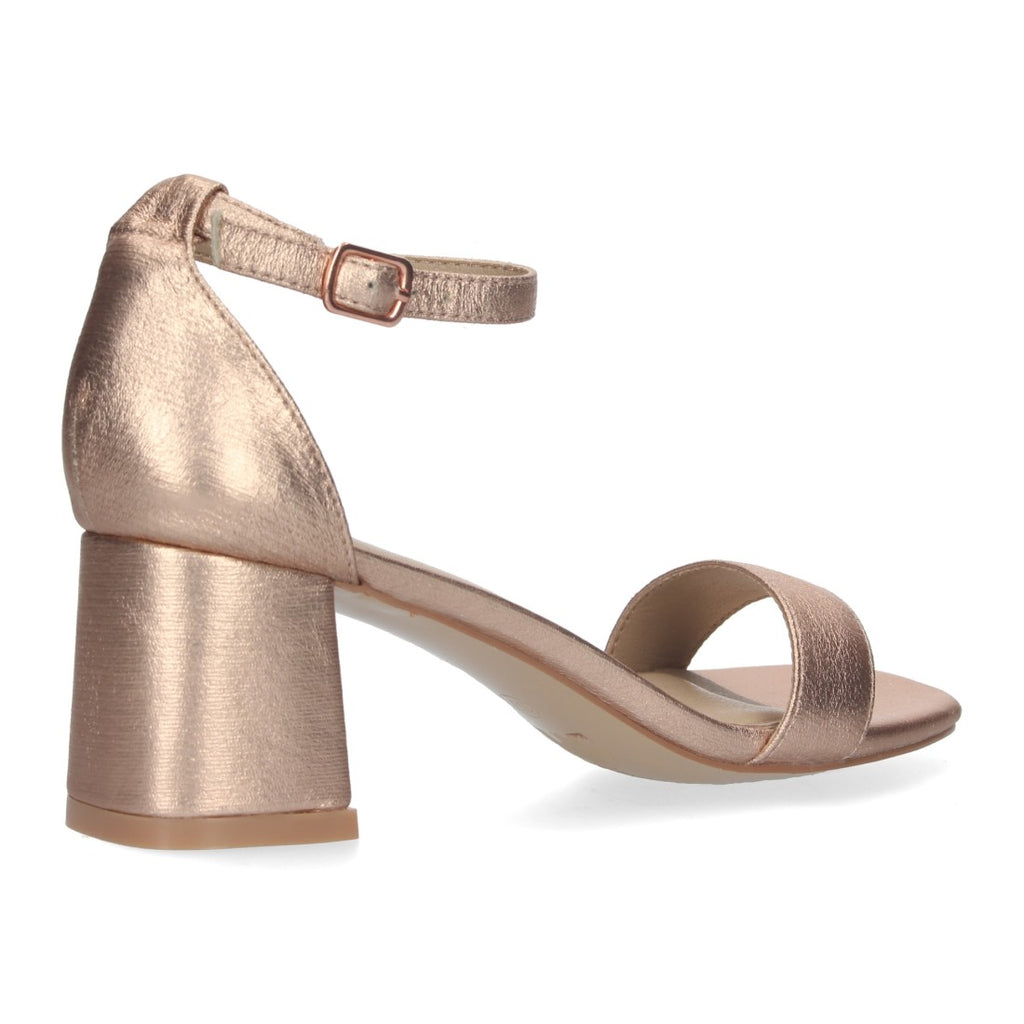 Sandalias Champán Mujer Elegantes Fiesta
