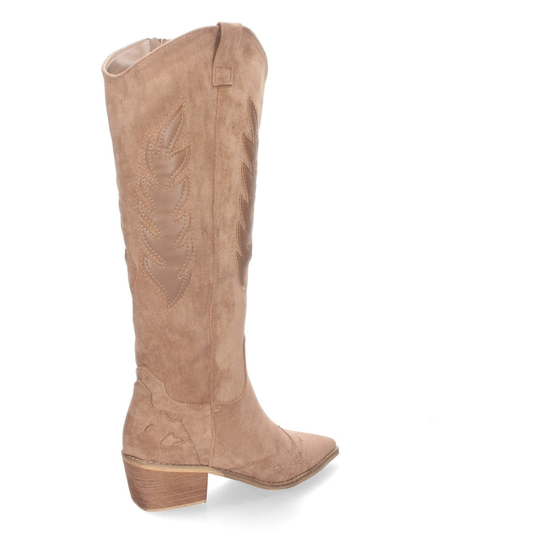 Elegante braune Stiefel mit Absatz