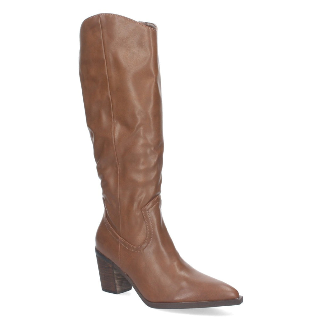 Botas Cowboy con Caña Arrugada y Punta Fina - Kaki
